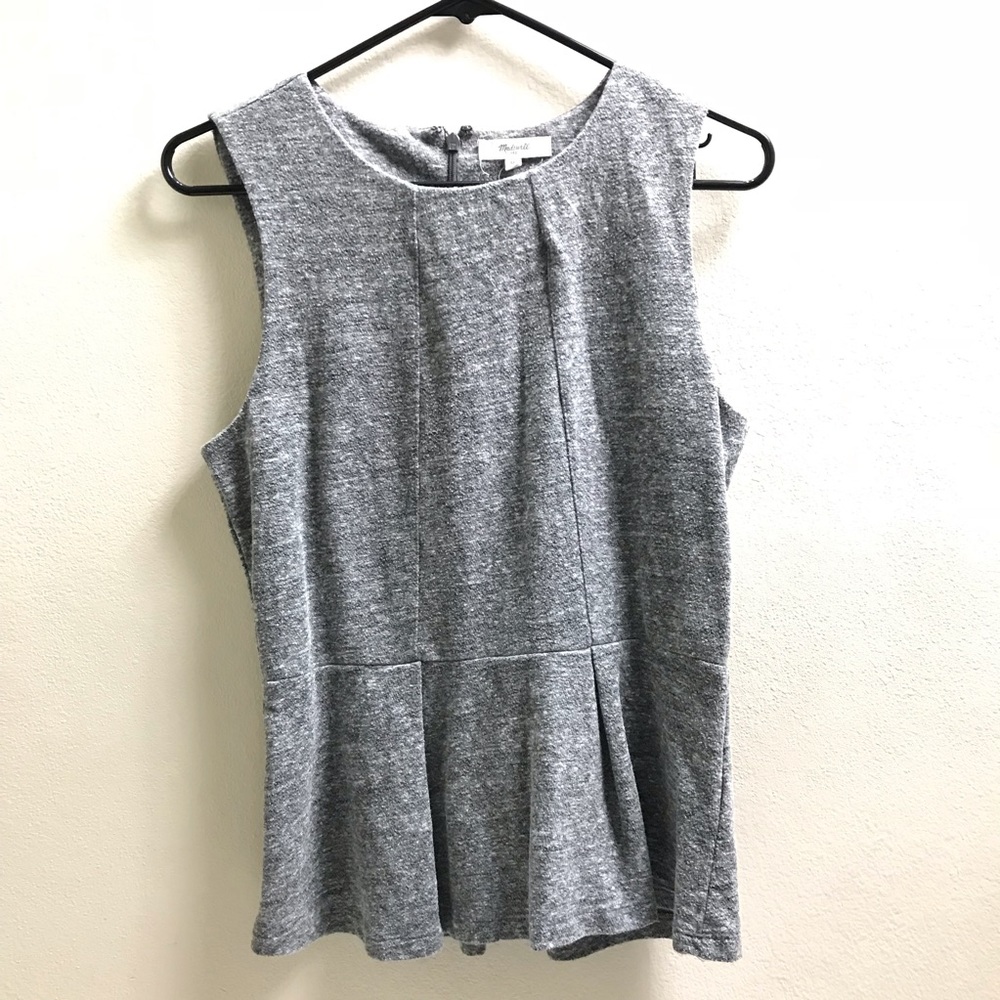 Madewell Womens Gray Knit Tank Top Size M